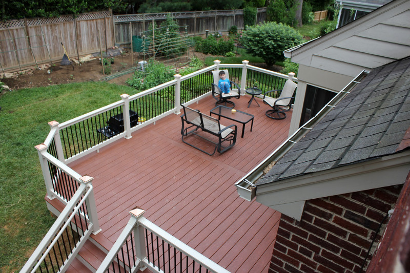 This is a very popular choice for deck railings. Source: The Spruce